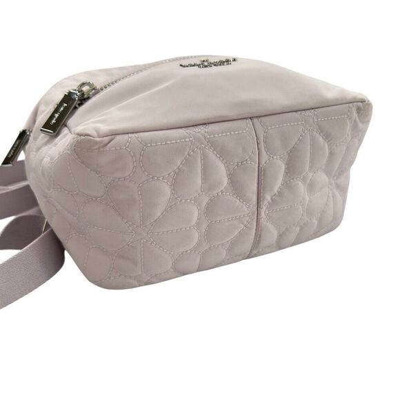 Kate Spade New York Quilted Flower Mini Backpack In Light Pink With Adjustable S main image 11